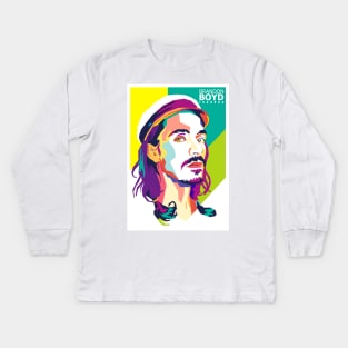 brandon boyd of incubus Kids Long Sleeve T-Shirt